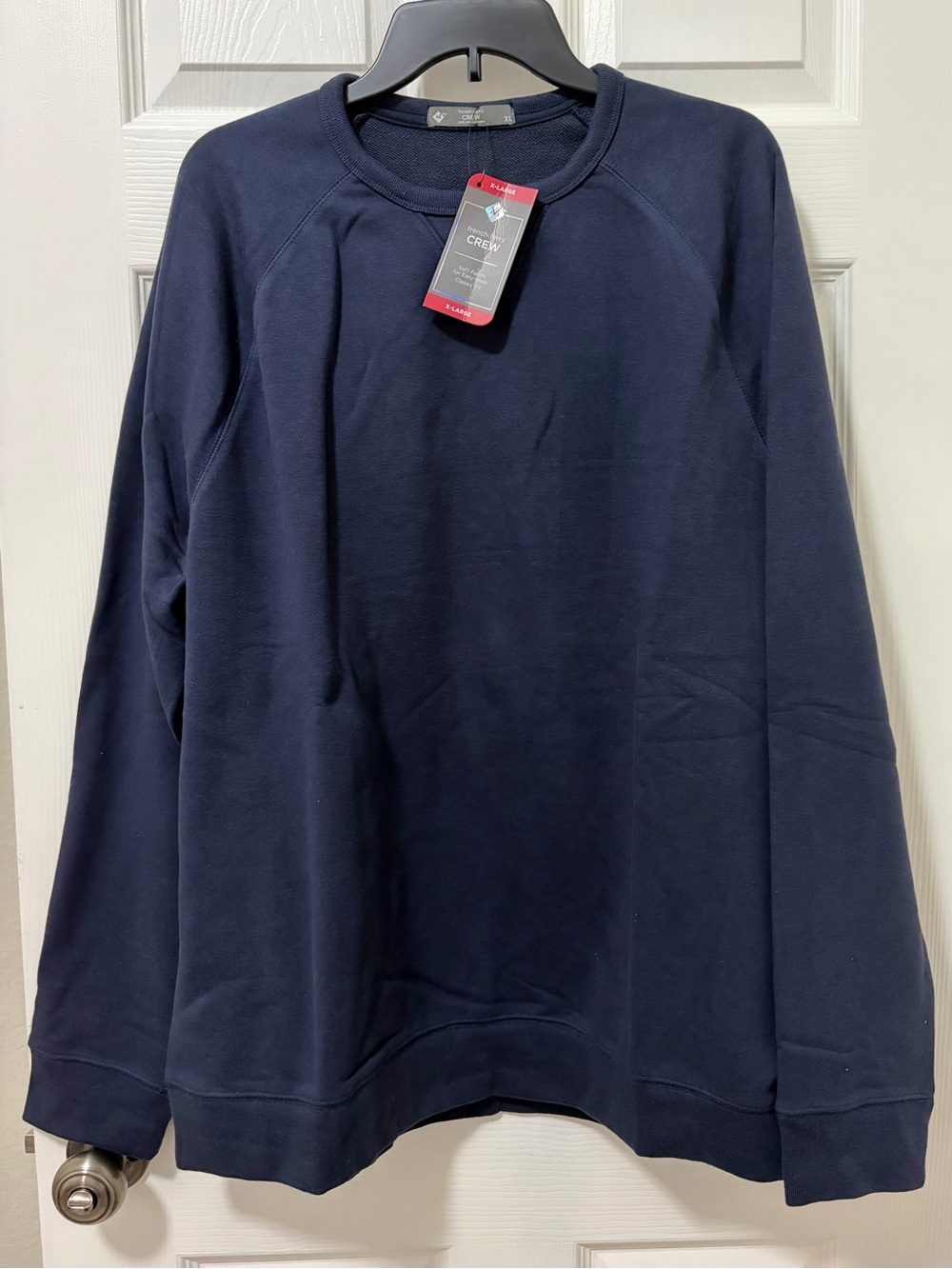 Member's Mark French Terry Crew Crewneck Sweatshirt Blue XL NWT